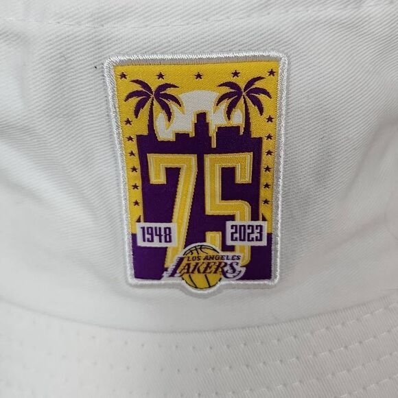 LA Lakers Bucket Hat 75th Anniversary 1948-2023 Authentic - Picture 2 of 5